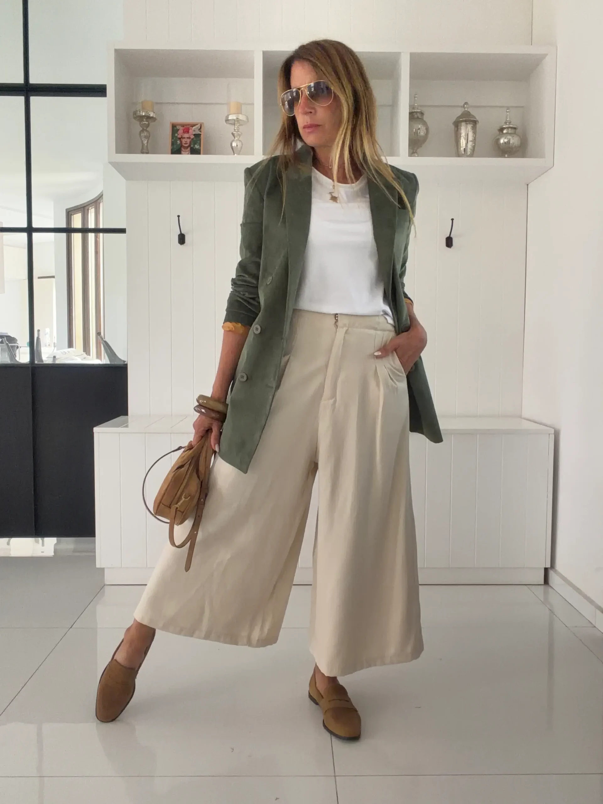 Pantalon okinawa sastrero manteca