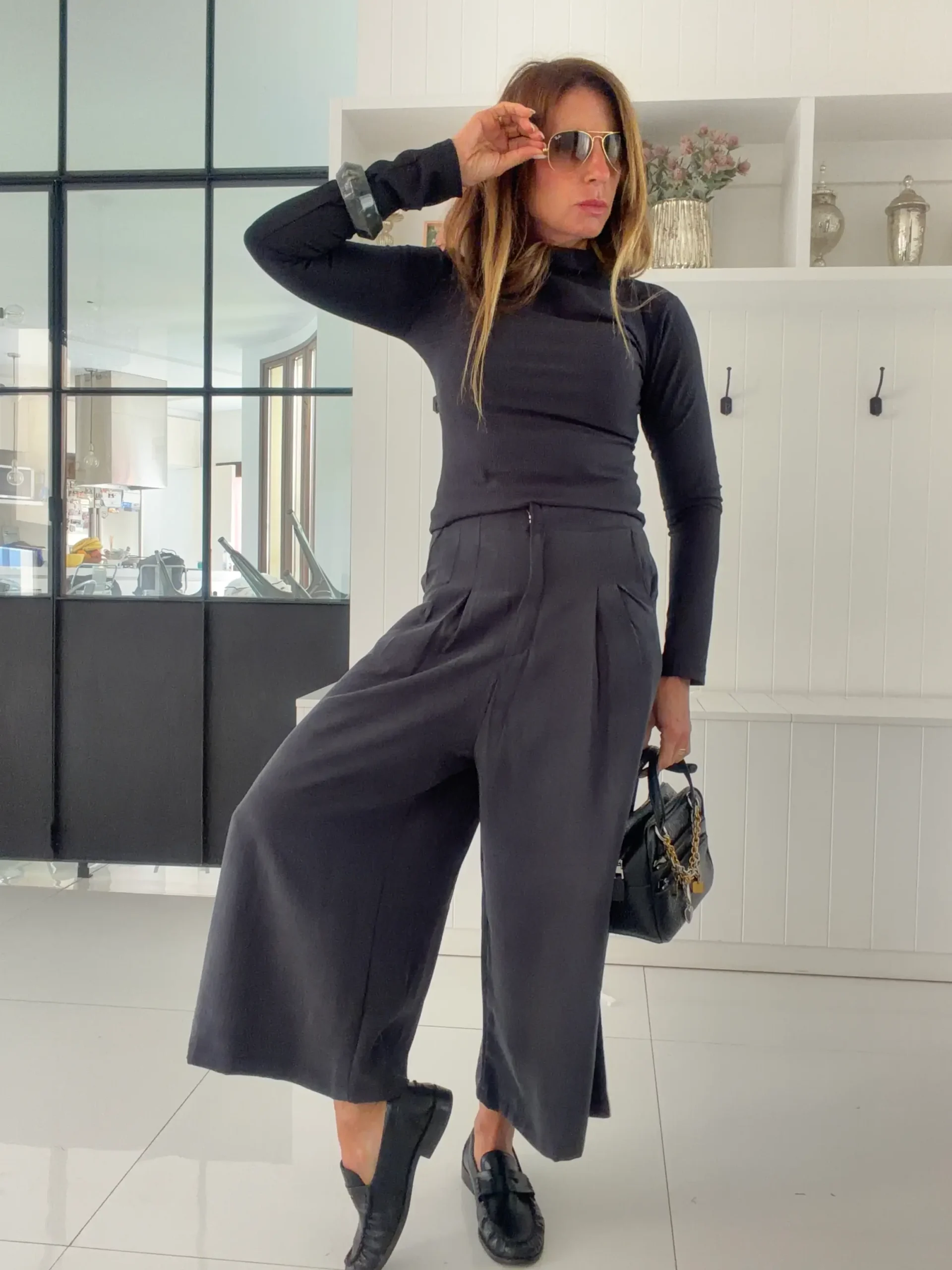 Pantalon okinawa sastrero negro liviano - Image 8