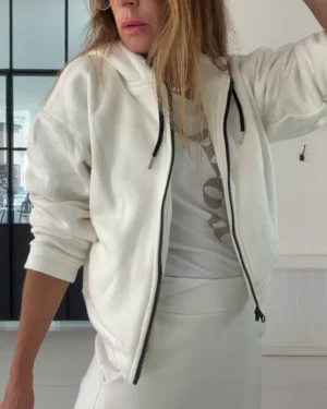 Hoodie Tywin off white rustico